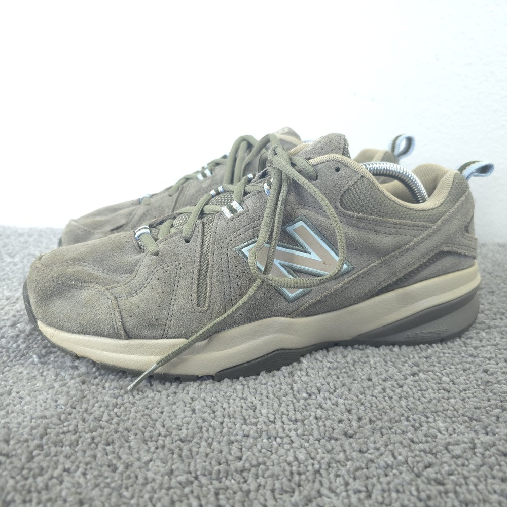New Balance 608v5 Womens 10.5 D Wide Brown Suede Sneakers WX608UB5 ABZORB